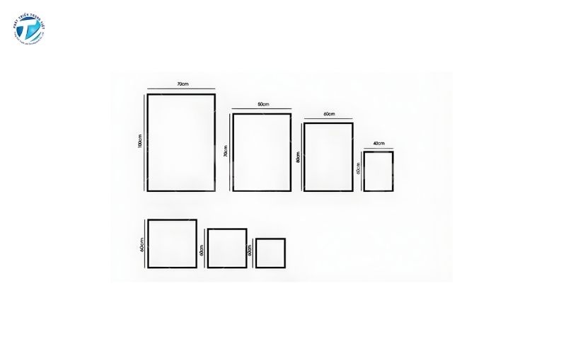 Kích thước khung chụp ảnh chuẩn - tham khảo